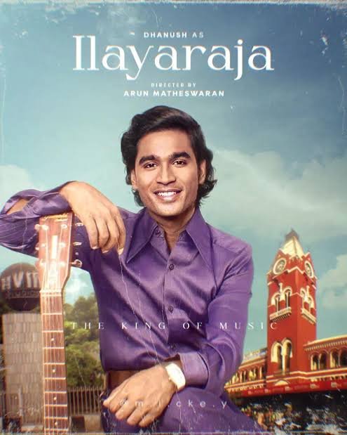 Dhanush Iilayarraja Biopic firstlook Poster