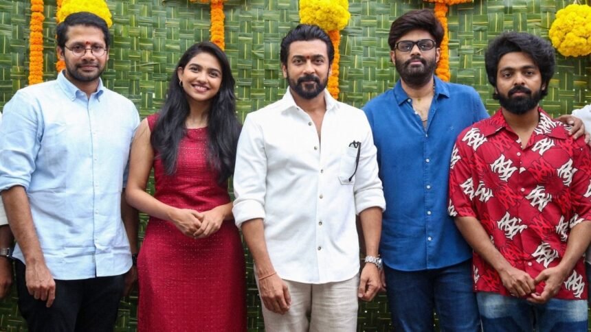 suriya46 movie pooja photos