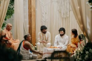 Akhil Akkineni Weds Zainab pics AkkineniNagarjuna and Akkineni Amala