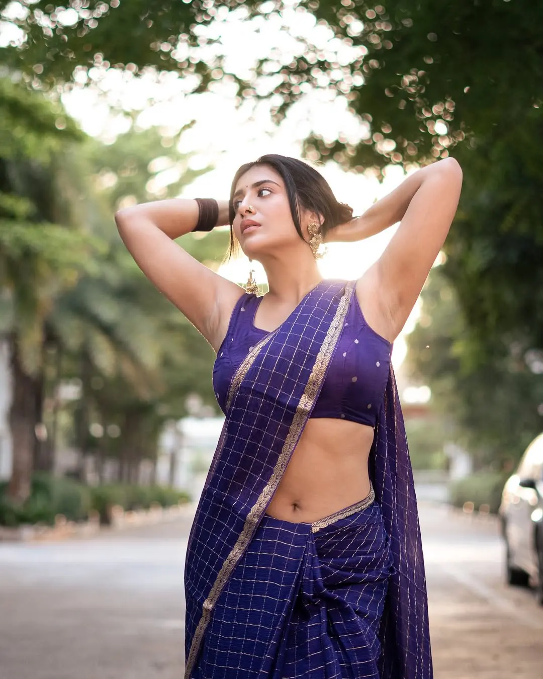Raashi Singh Shows her Beauty in Saree