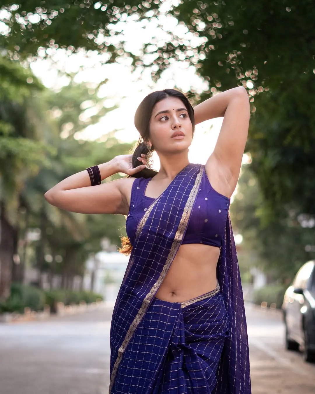 Raashi Singh Shows her Beauty in Saree