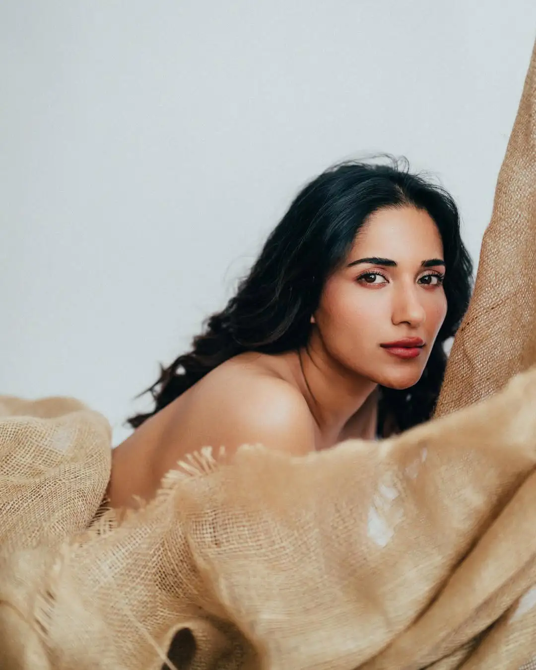 Ruhani Sharma Photo shoot with Gunny Sack