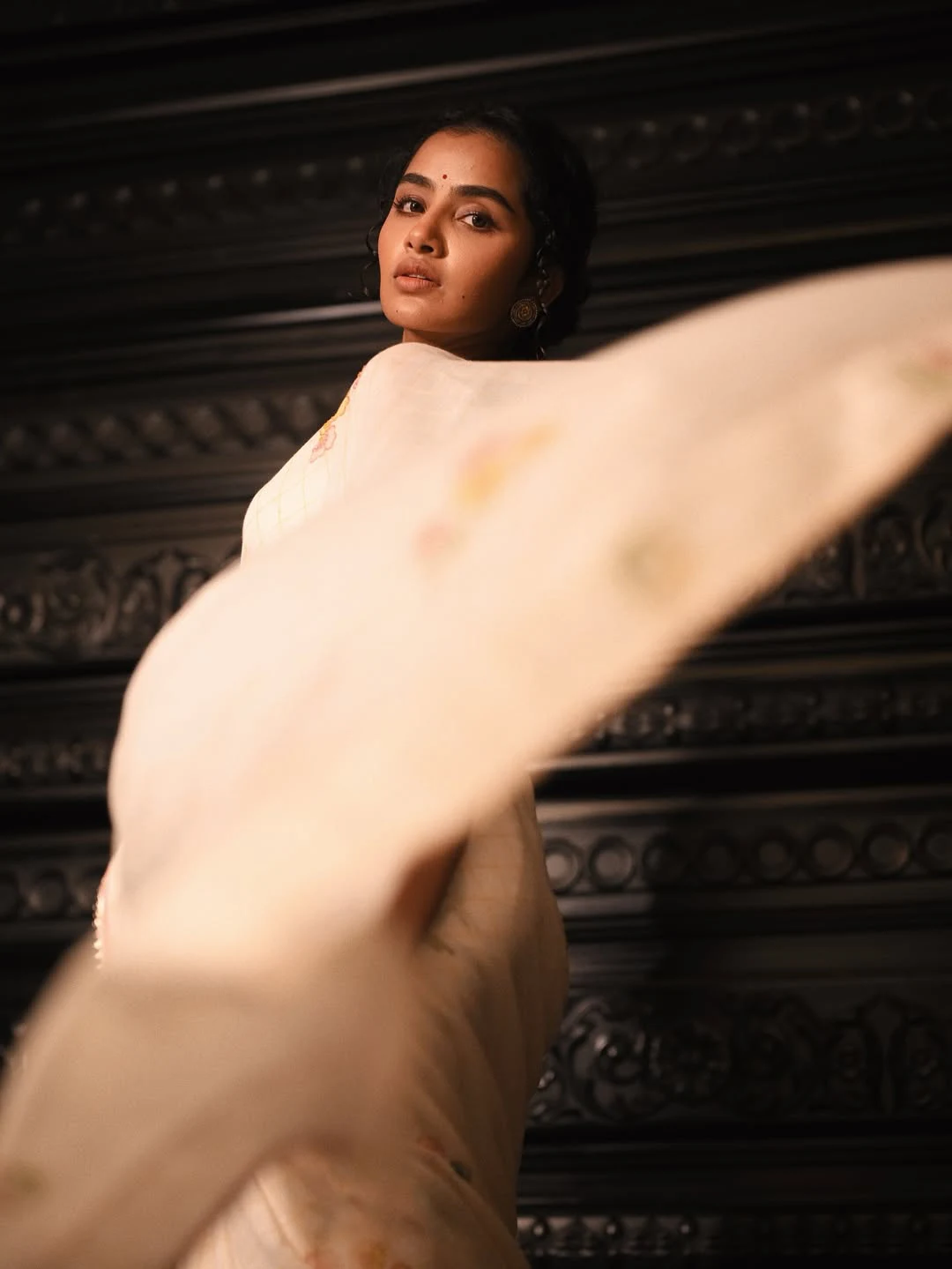 Anupama Parameswaran Shines in White Saree