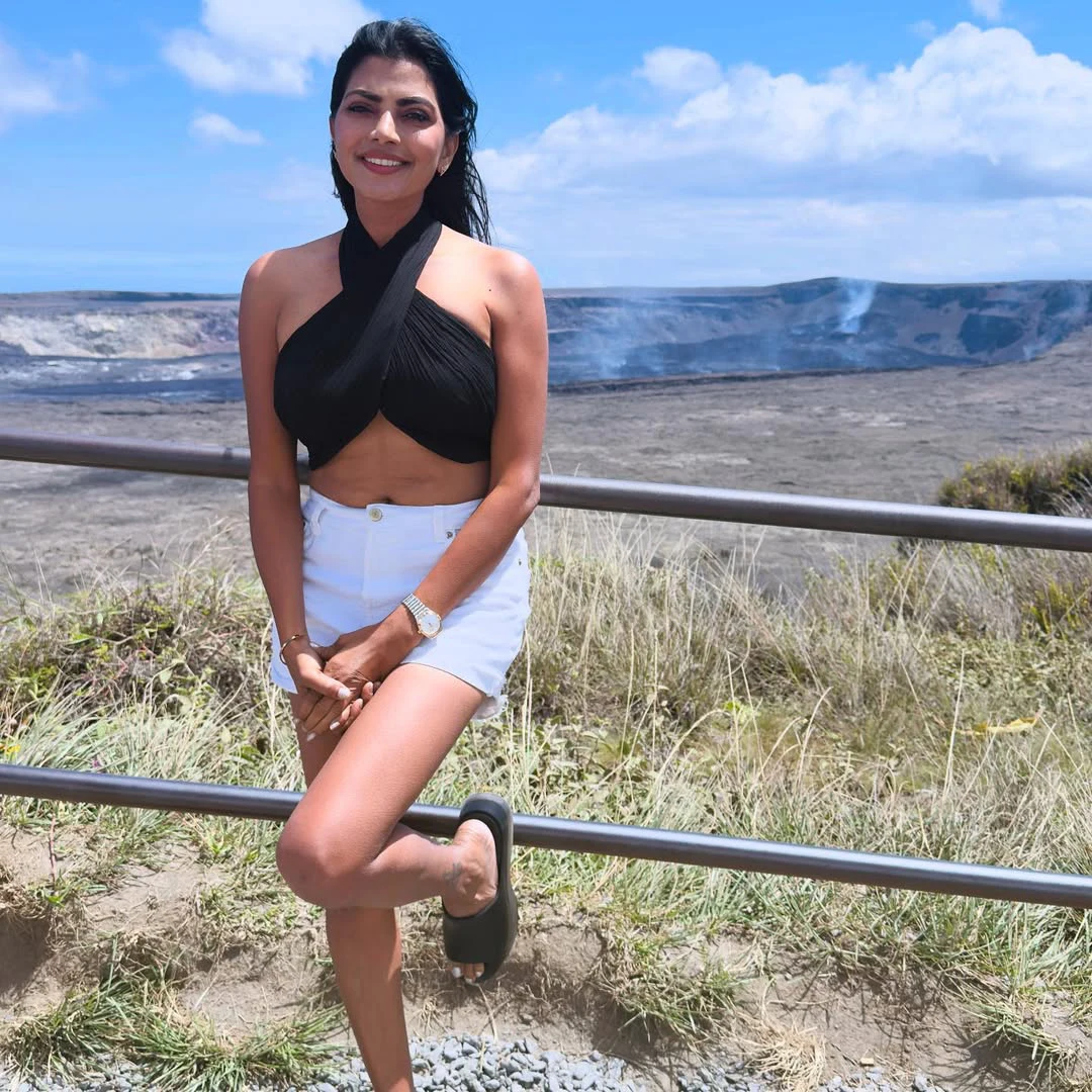 Lahari Shari Enjoying Vacation in Hawaii