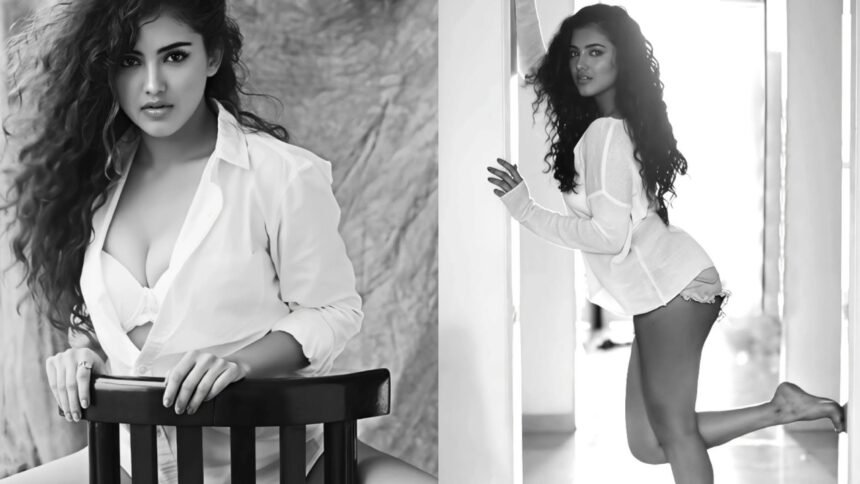 Malvika Sharma Viral Photos in White Shirt