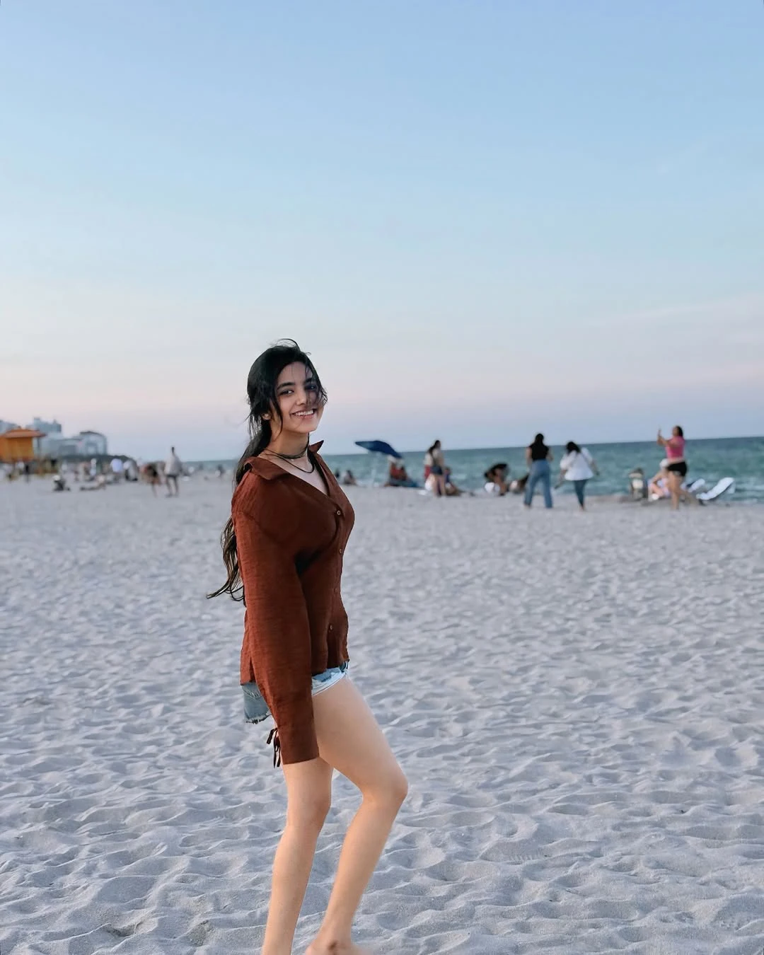 Shivani Nagaram Enjoying Beach Vacation