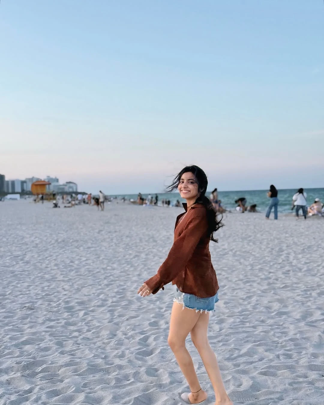 Shivani Nagaram Enjoying Beach Vacation