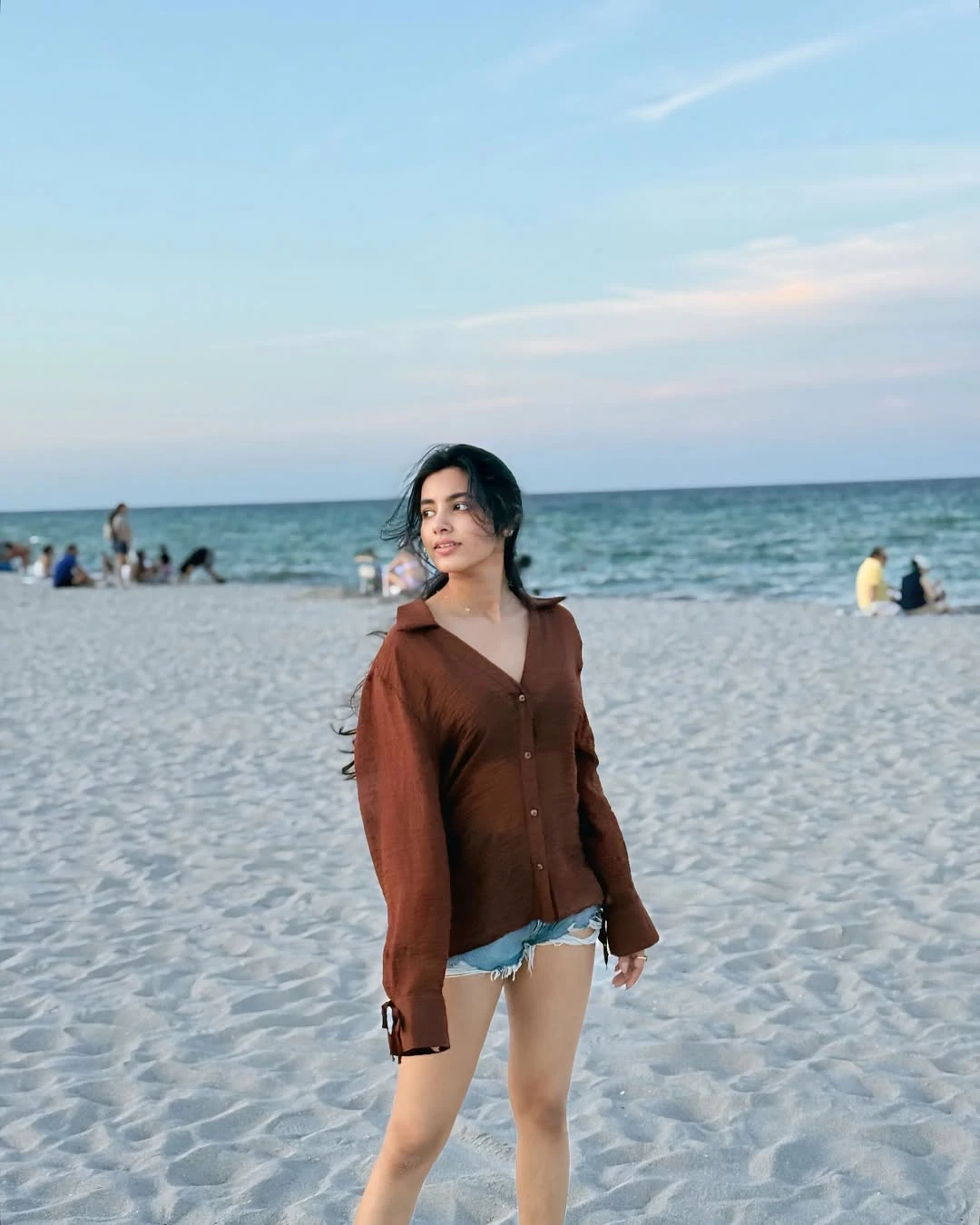 Shivani Nagaram Enjoying Beach Vacation