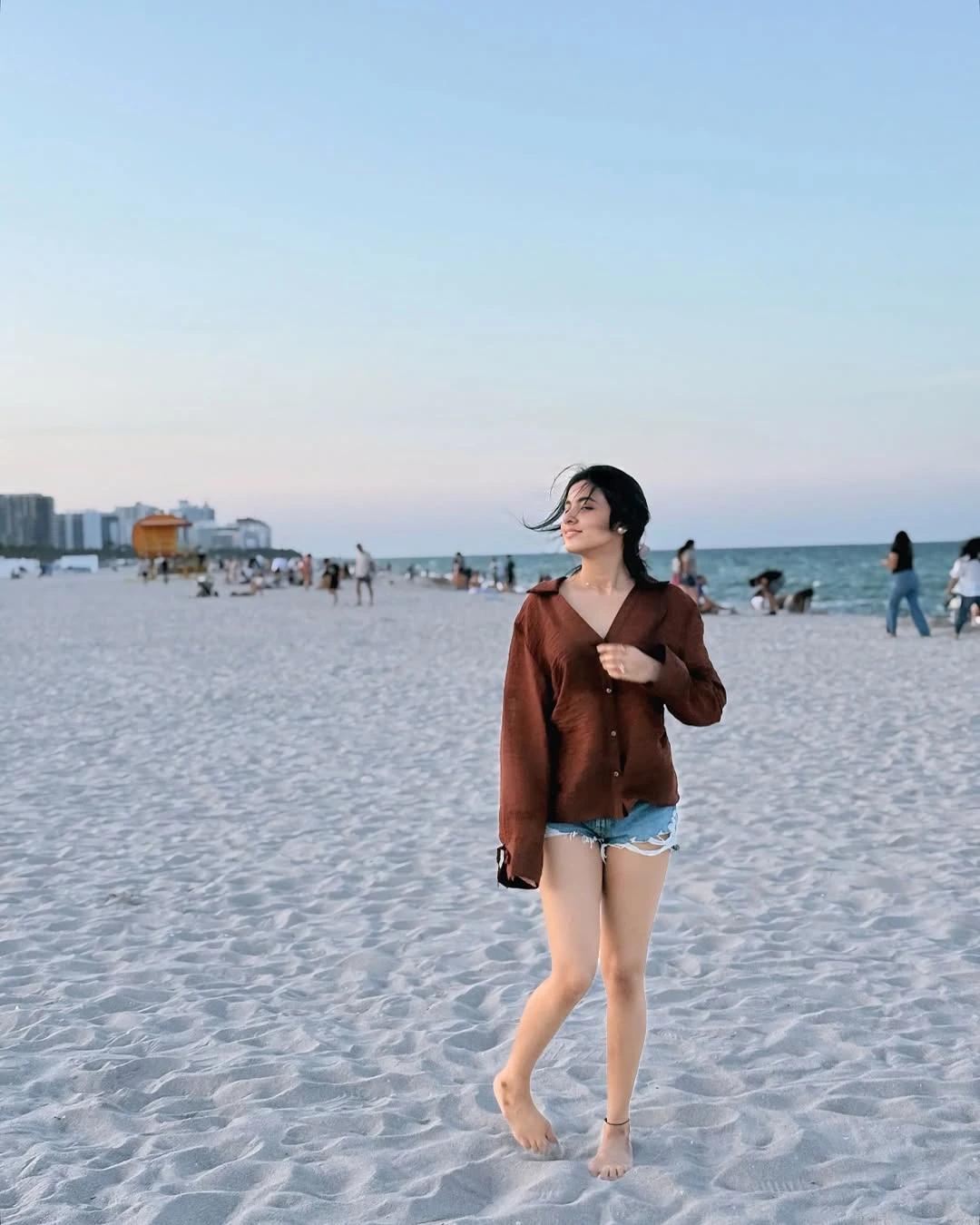 Shivani Nagaram Enjoying Beach Vacation