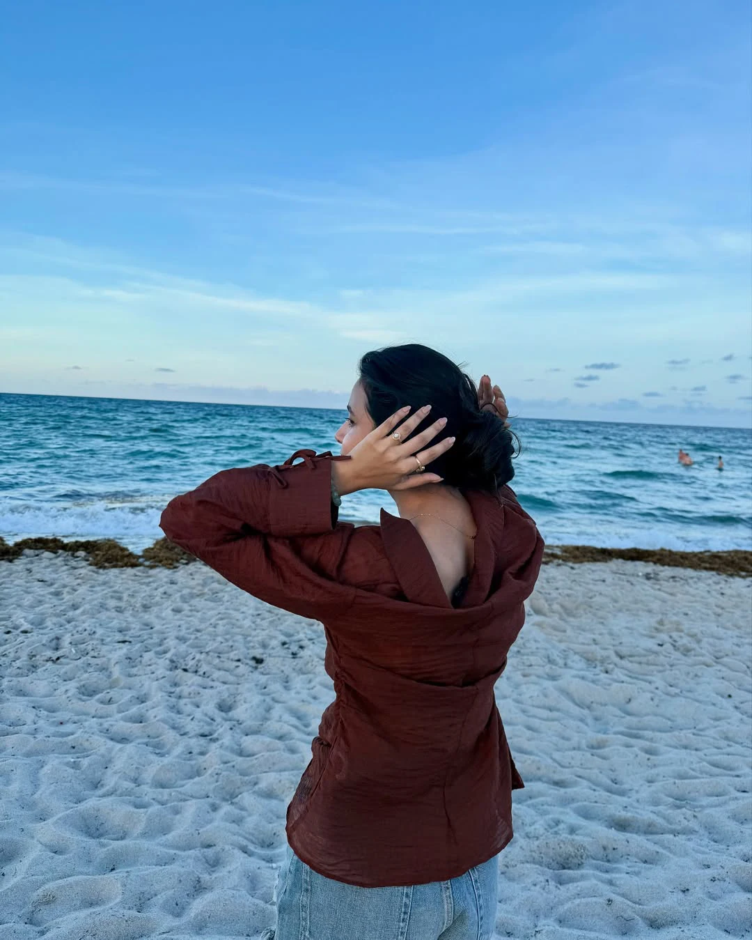 Shivani Nagaram Enjoying Beach Vacation