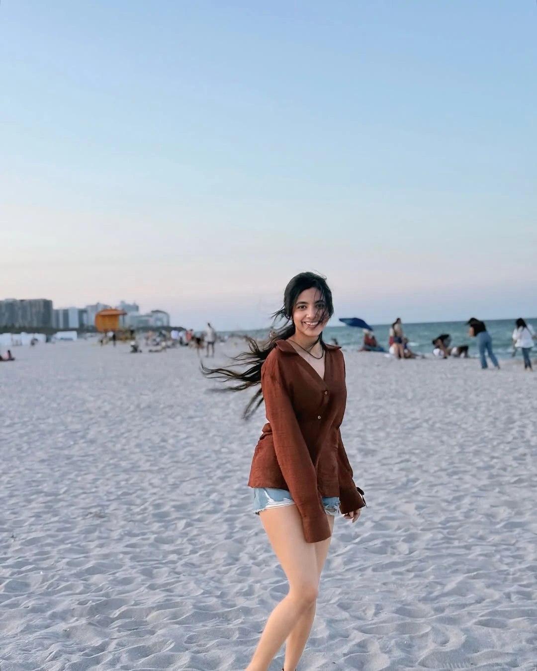 Shivani Nagaram Enjoying Beach Vacation