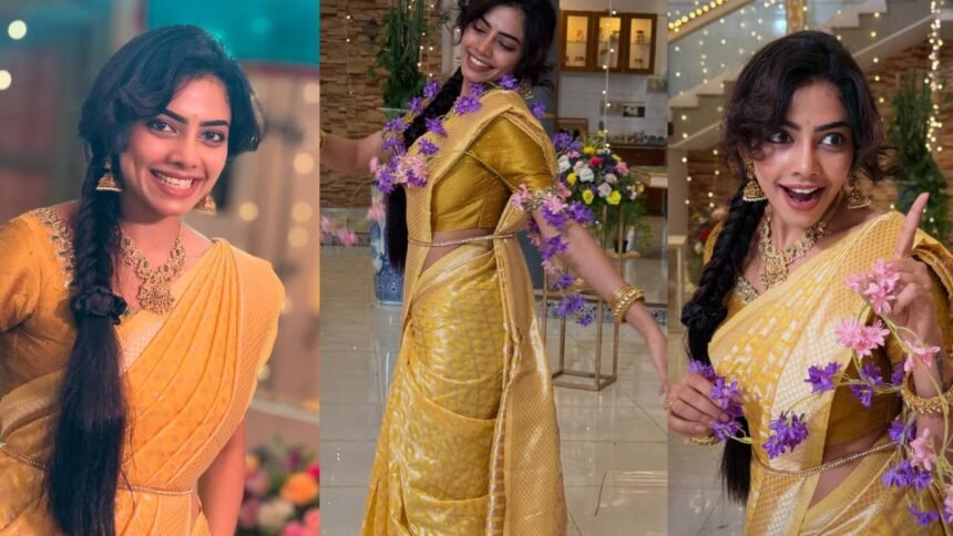 Dhee Fame Anala Susmitha Cute Photos in Saree