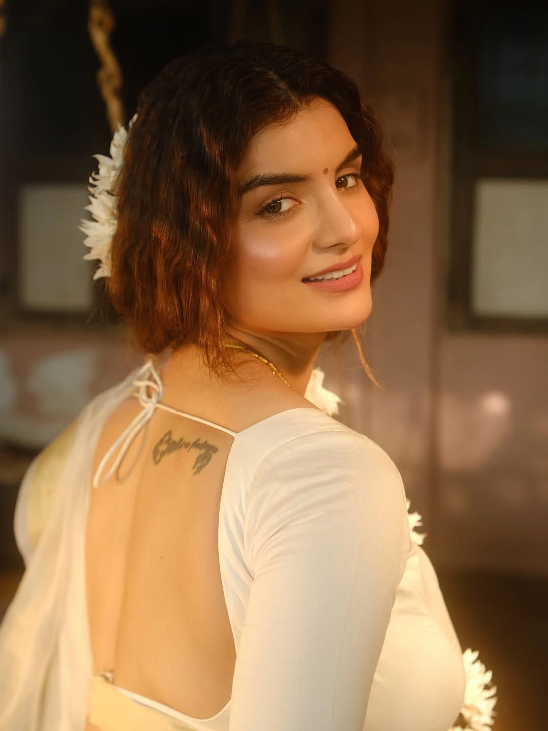 Anveshi Jain Stunning Looks in Saree