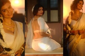 Anveshi Jain Stunning Looks in Saree Photos