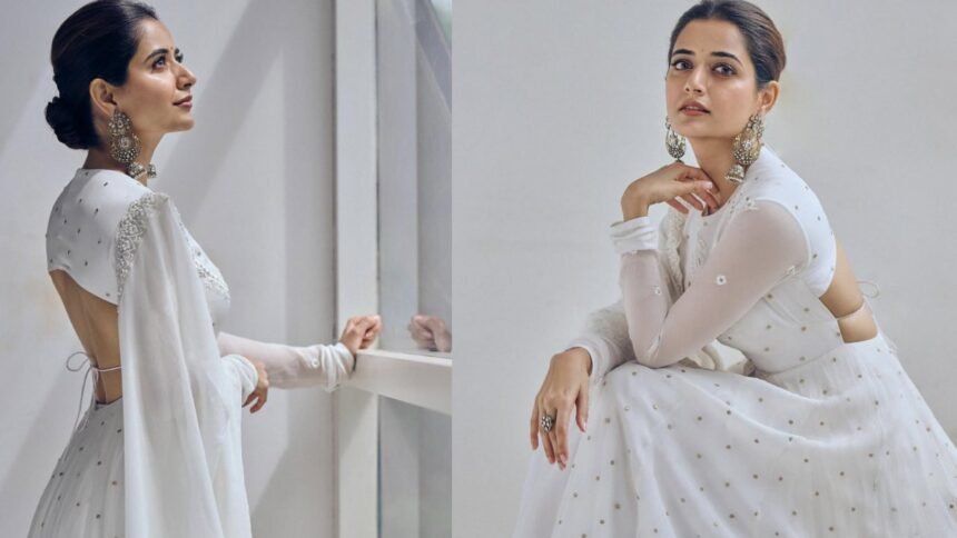 Ashika Ranganath Shines in White Dress