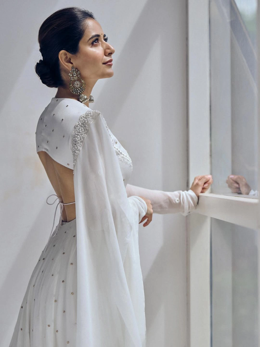 Ashika Ranganath Shines in White Dress