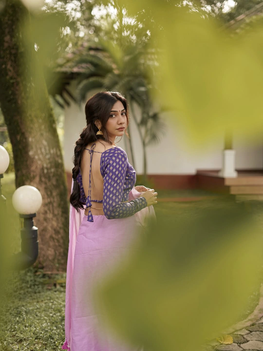 Madonna B Sebastian Cute Looks in Saree