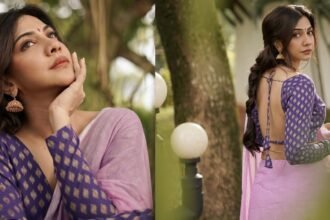 Madonna B Sebastian Cute Looks in Saree