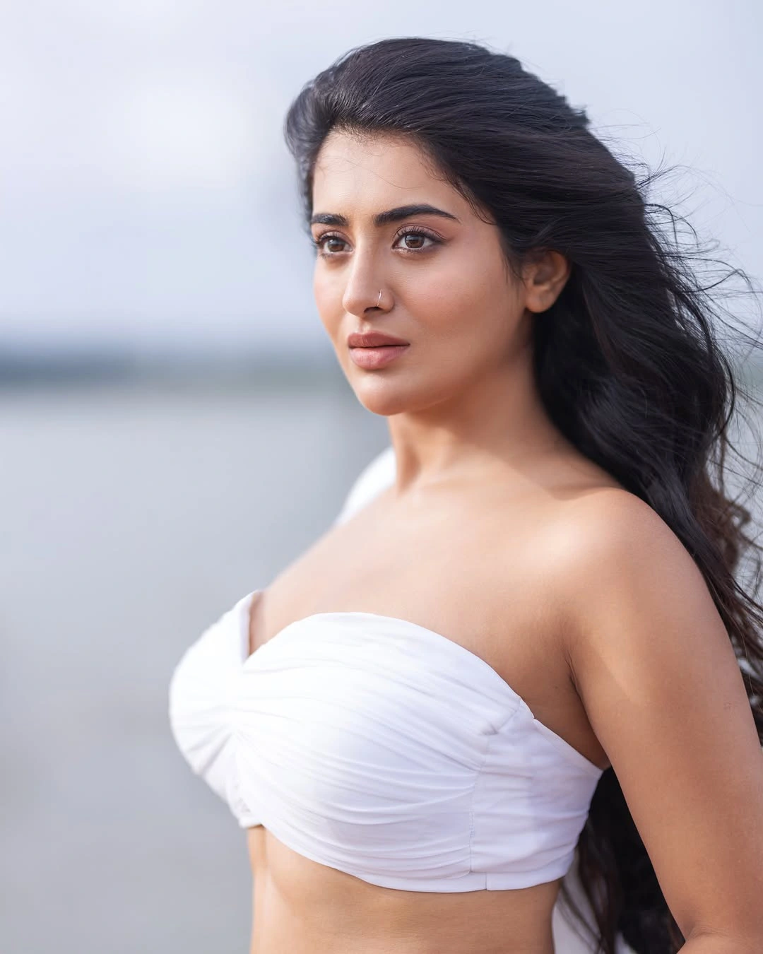 Rashi Singh Sizzling Looks in White Dress