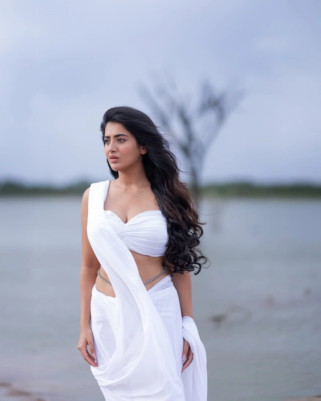 Rashi Singh Sizzling Looks in White Dress