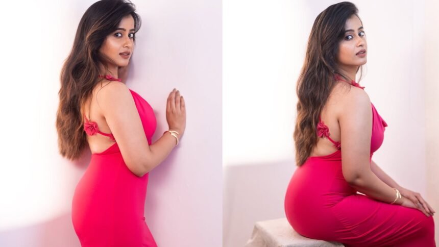 Sheetal Gauthaman Shows her Beauty in Tight fit Dress