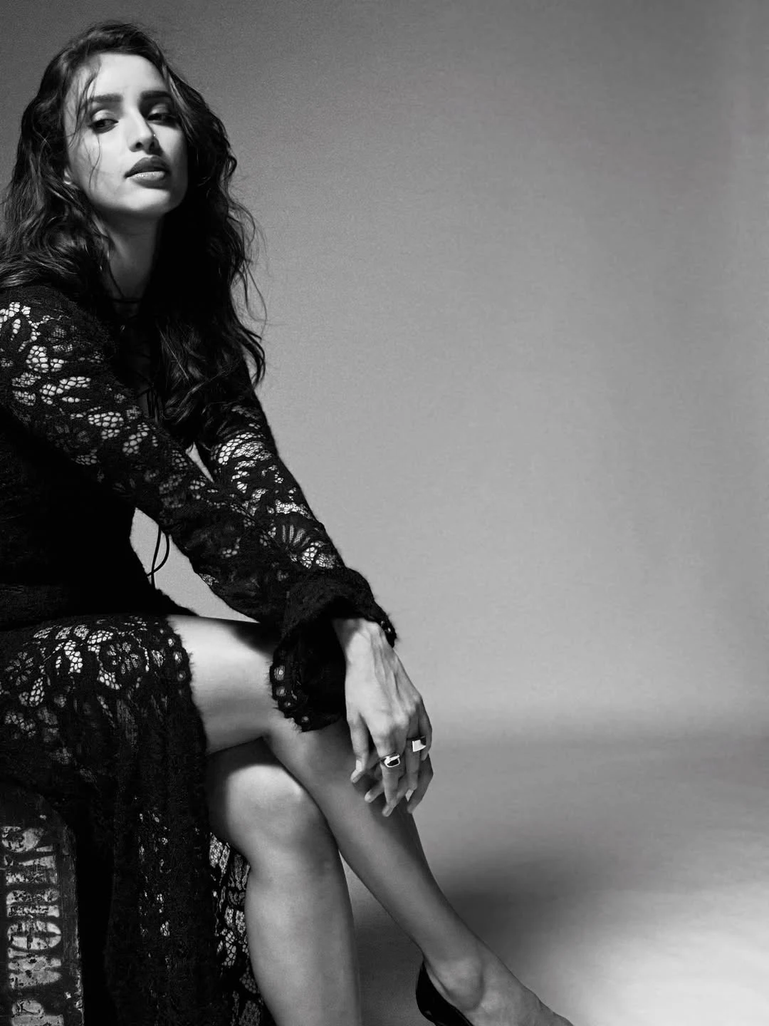 Triptii Dimri Stunning Looks in Black Dress