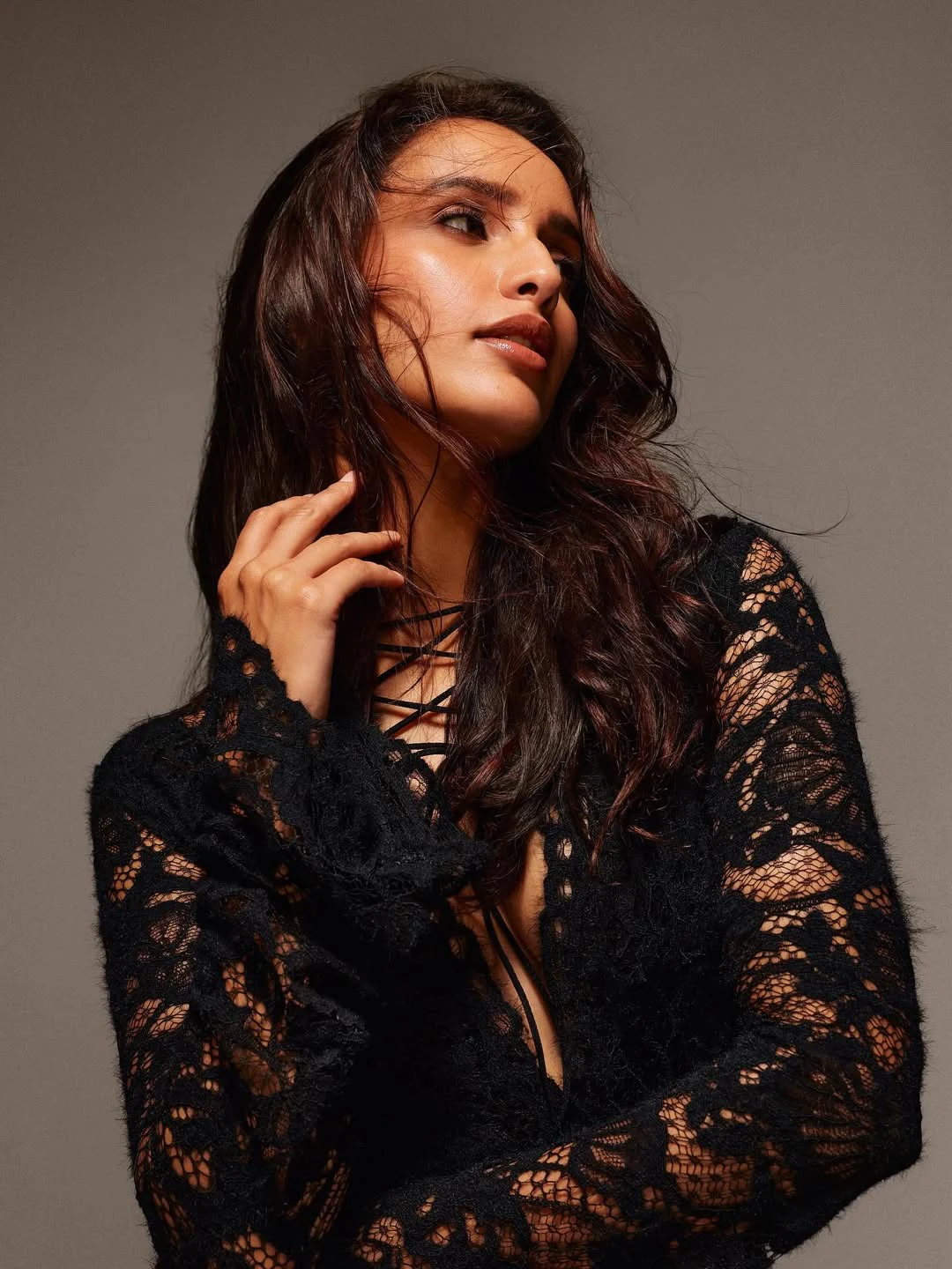 Triptii Dimri Stunning Looks in Black Dress