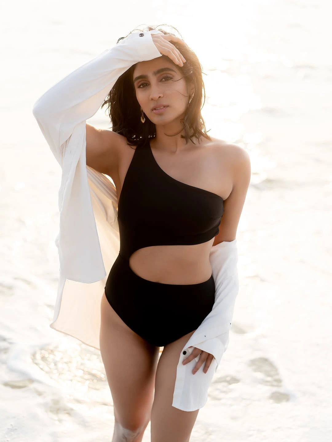 Deepti Sati Enjoying Beach Vacation