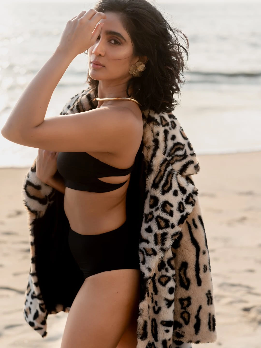 Deepti Sati Enjoying Beach Vacation
