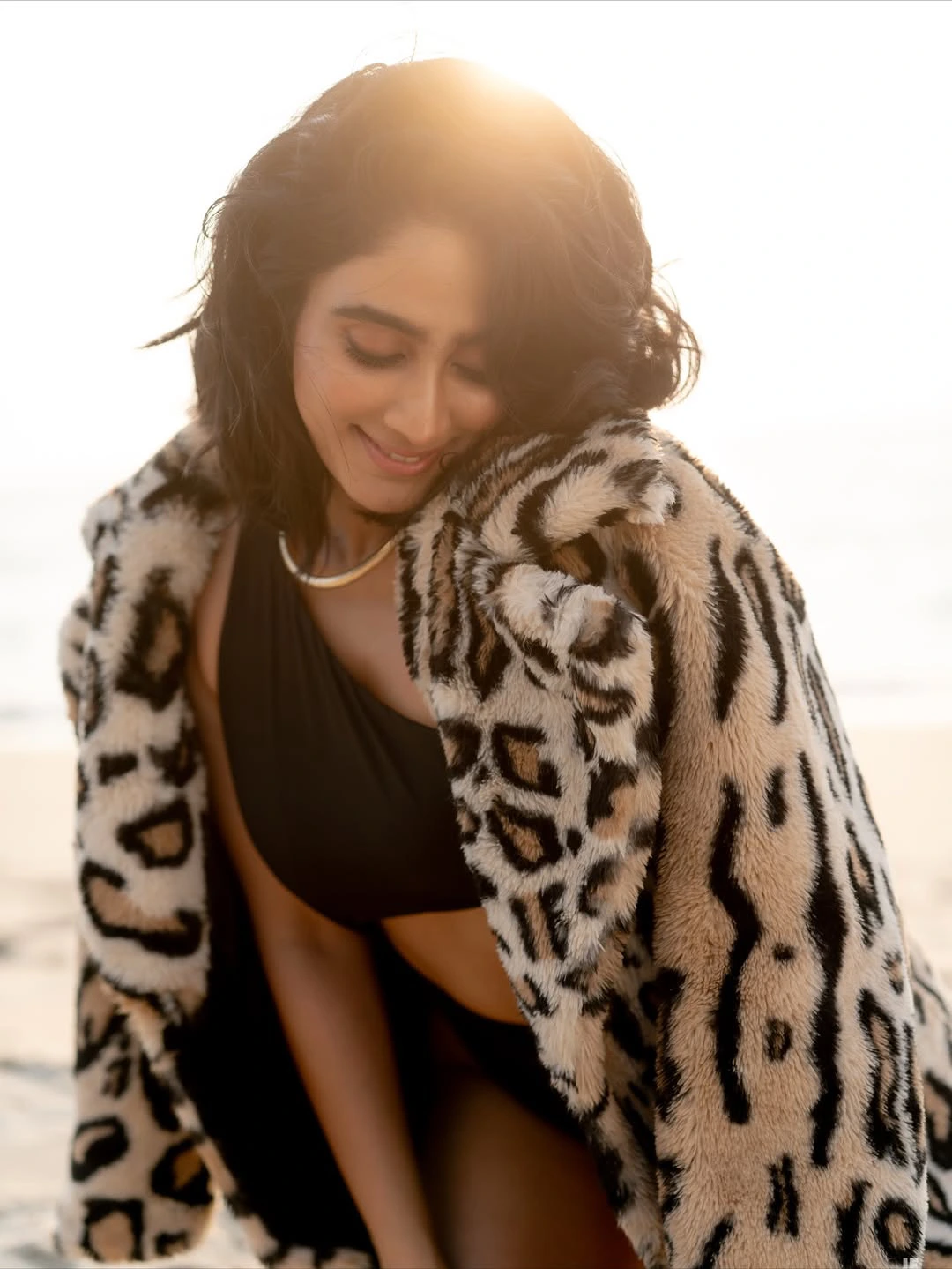 Deepti Sati Enjoying Beach Vacation