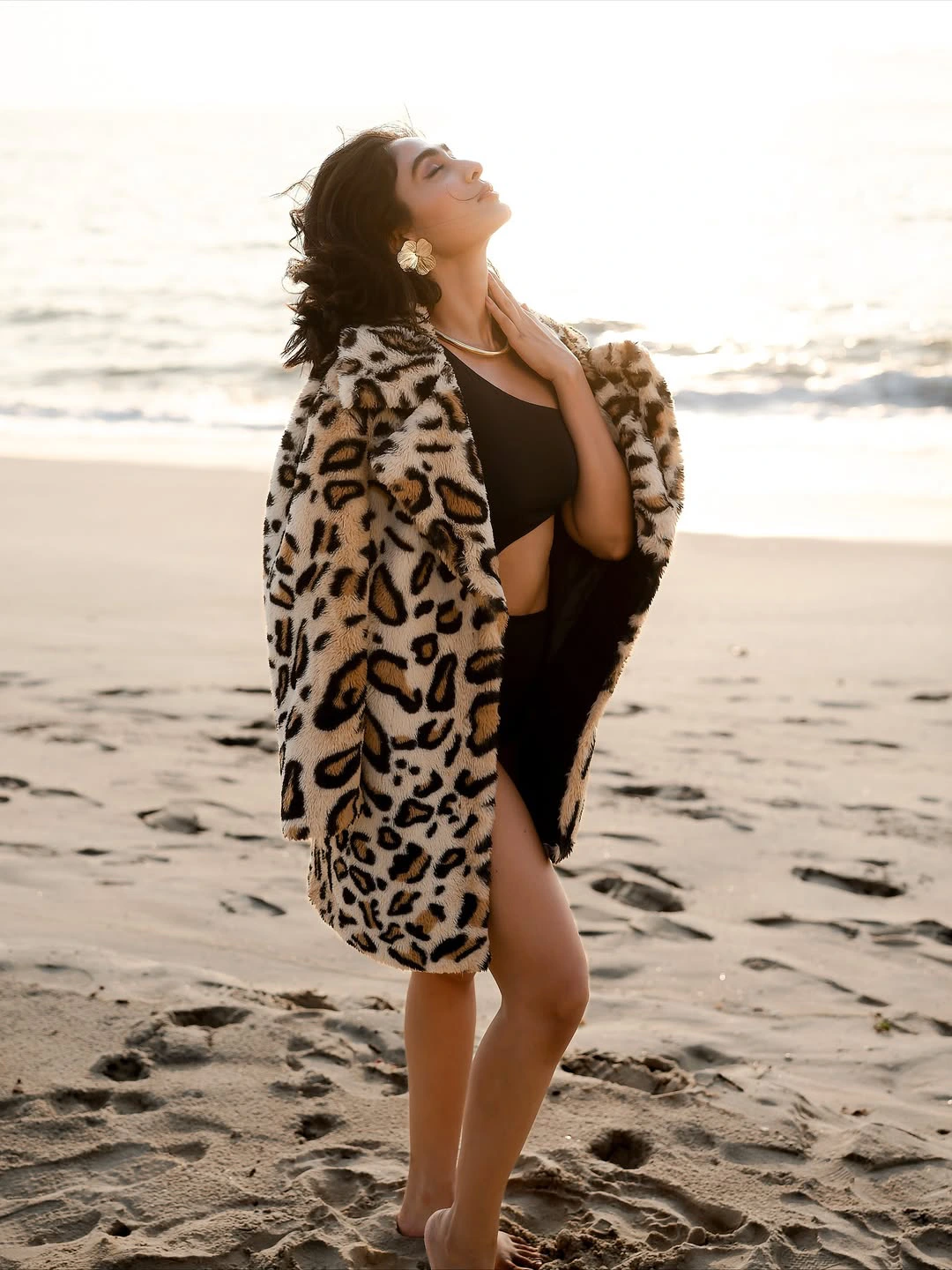 Deepti Sati Enjoying Beach Vacation