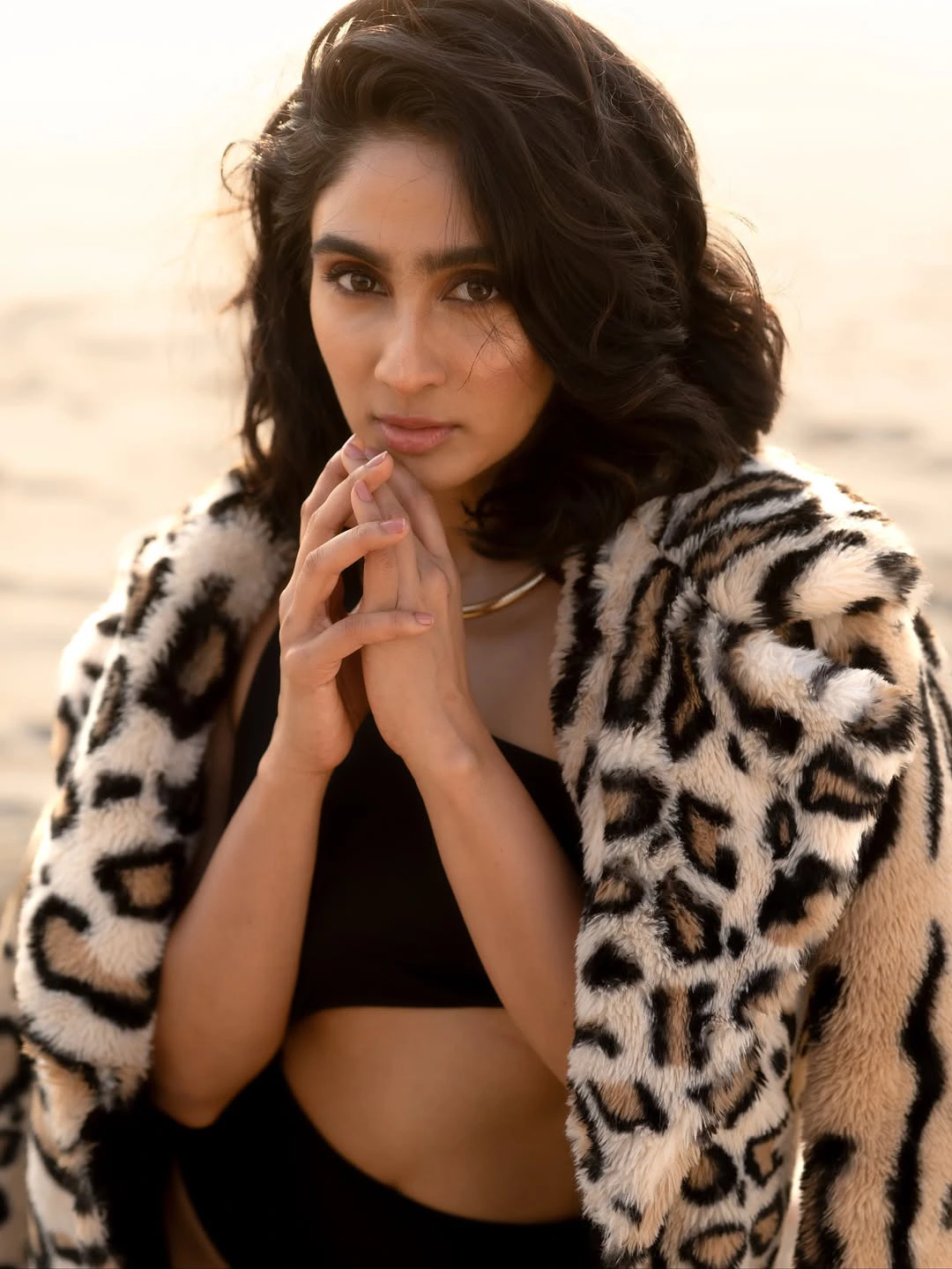 Deepti Sati Enjoying Beach Vacation