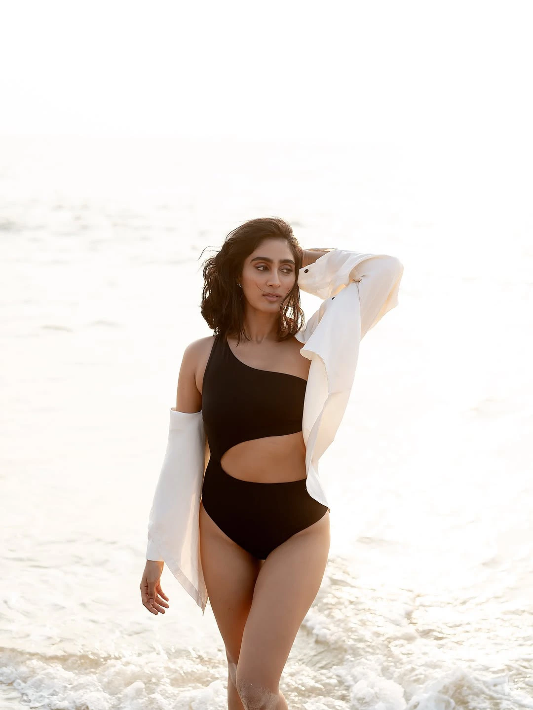 Deepti Sati Enjoying Beach Vacation