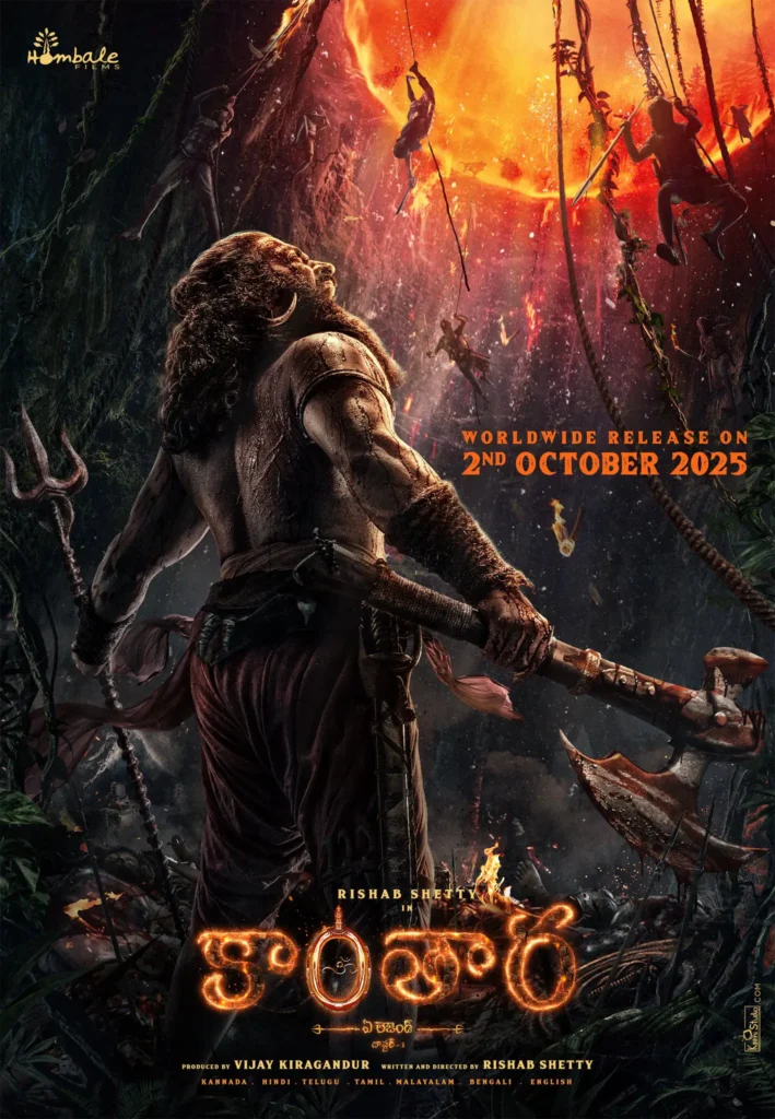 RishabShetty Kantara Chapter 1 Poster and Still