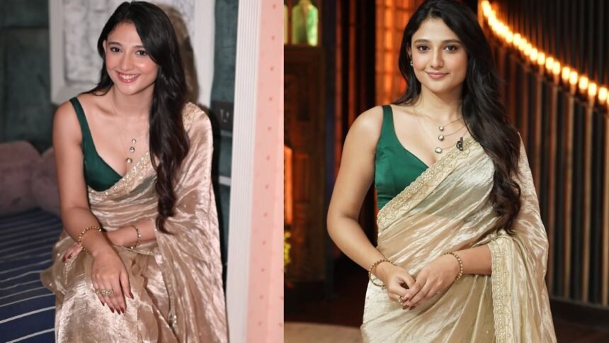 Mirai Actress Ritika Nayak Cute Looks in Saree
