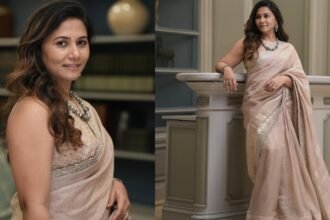 Sukuma Wife Thabitha Shines in Saree