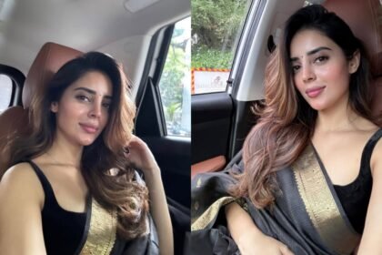 Kushitha Kallapu Cute Selfies in Saree