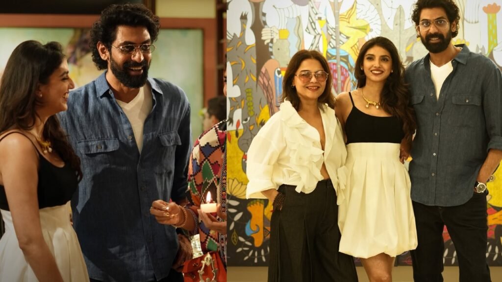 Rana Daggubati – Miheeka : ఆర్ట్ ఈవెంట్ లో సెలబ్రిటీలతో సందడి చేసిన రానా, మిహీక.. ఫొటోలు..