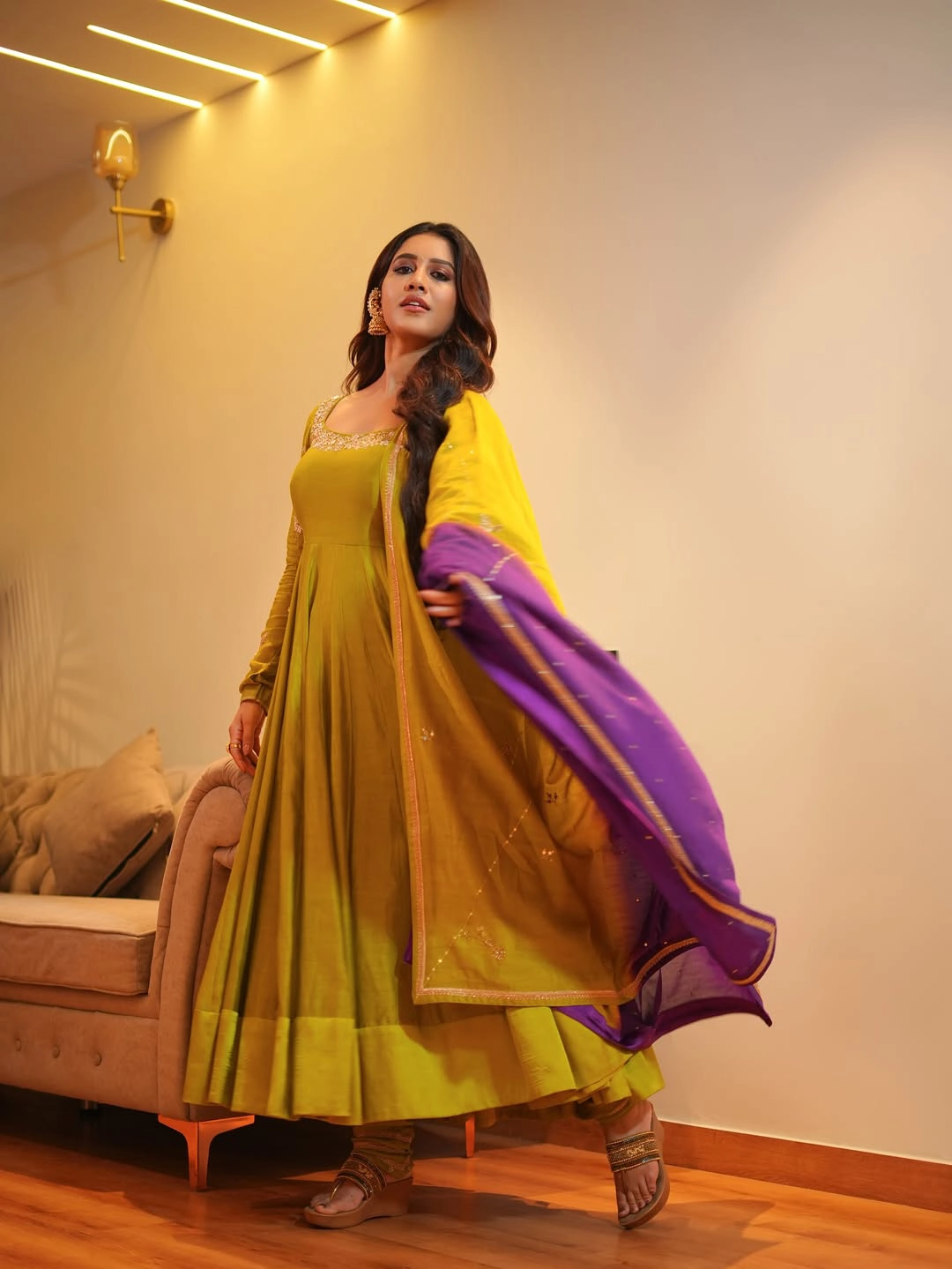 Nabha Natesh Simple Looks on Dasara