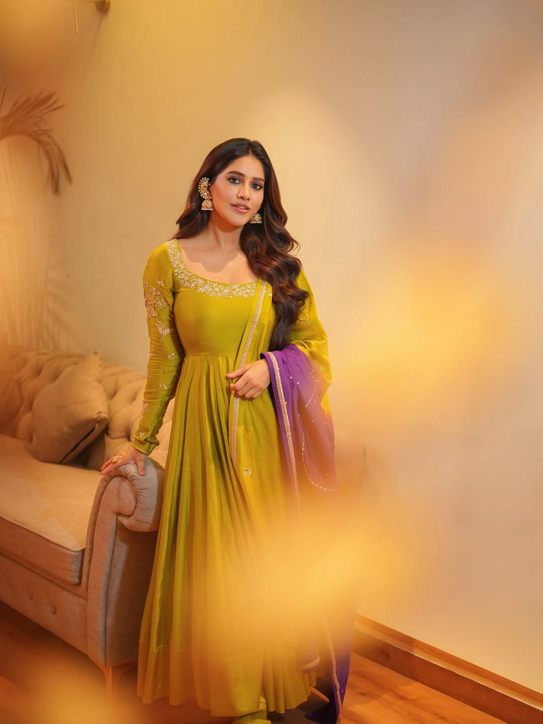 Nabha Natesh Simple Looks on Dasara