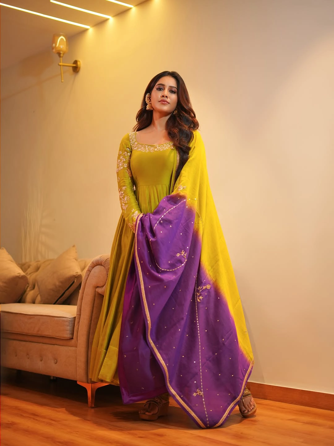 Nabha Natesh Simple Looks on Dasara