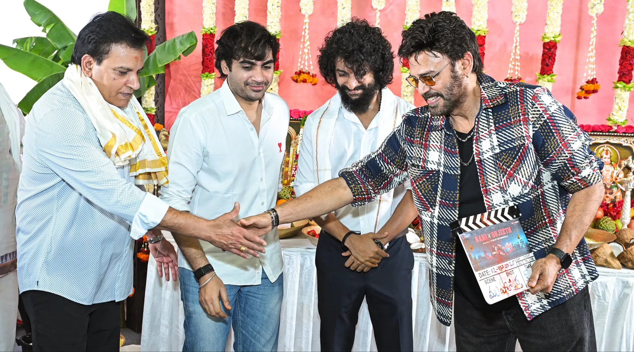 NaniSujeeth Film BloodRomeo Pooja photos