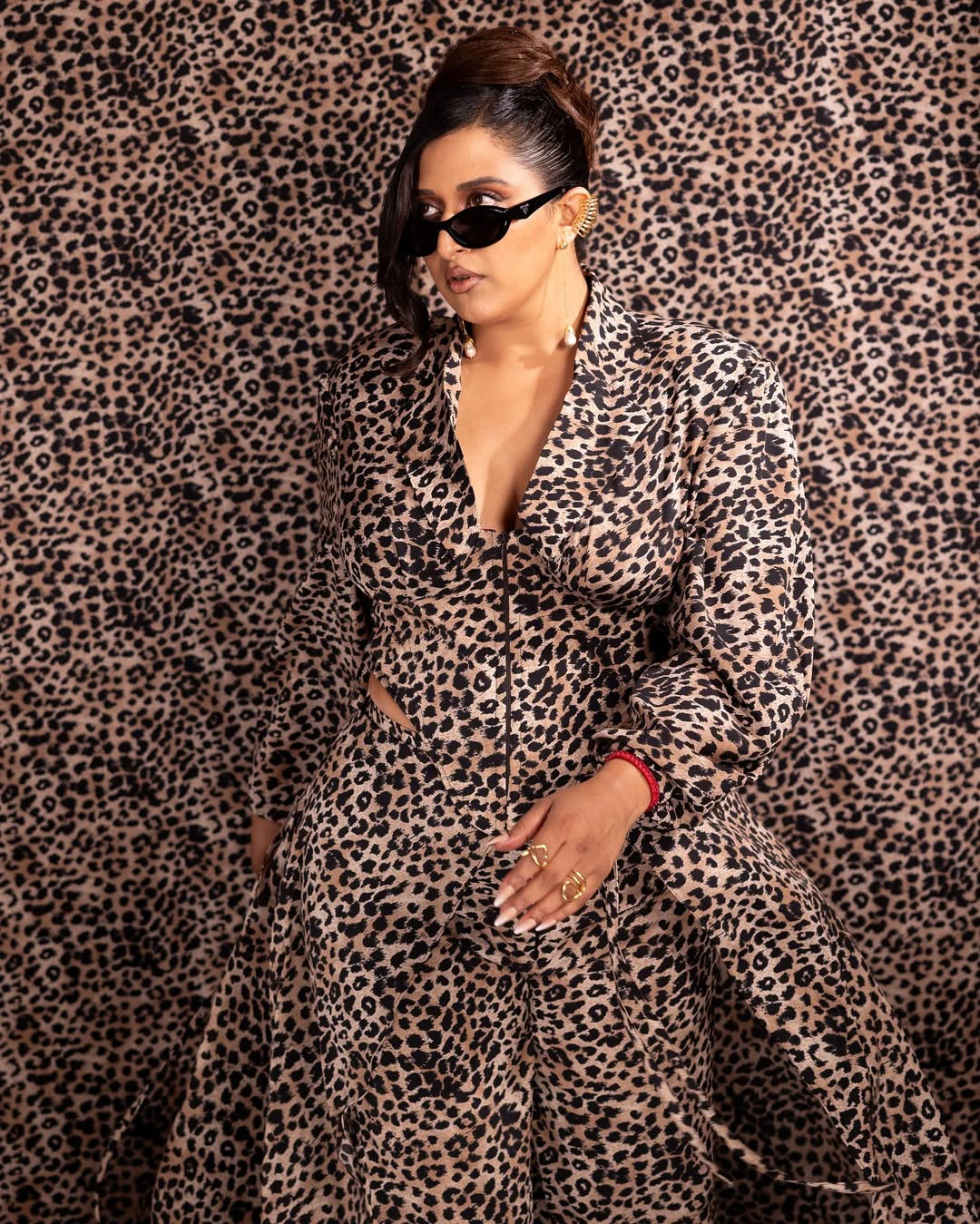 Raja Kumari Stylish Poses with Sizzling Looks