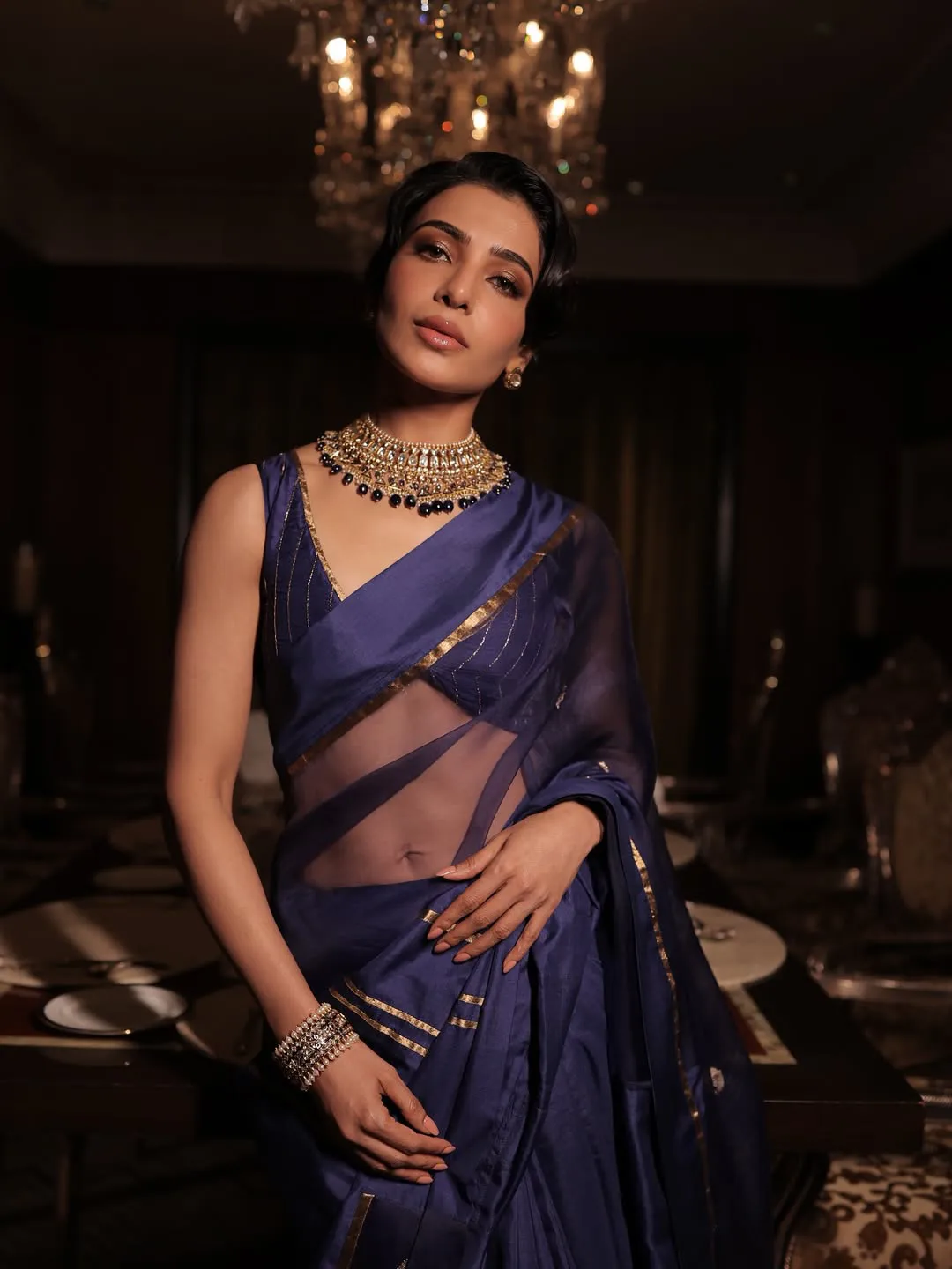 Samantha Shines in Saree