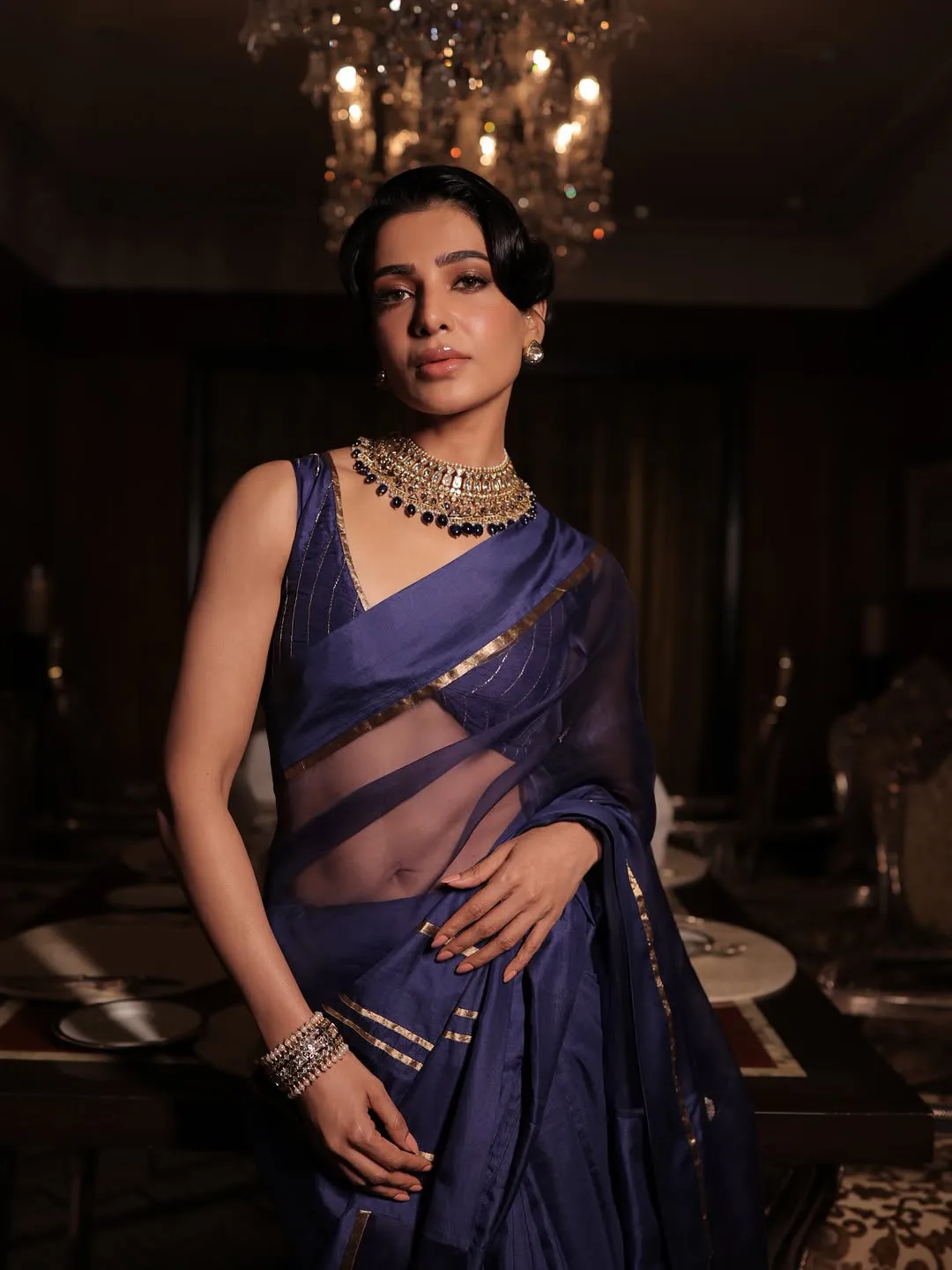 Samantha Shines in Saree