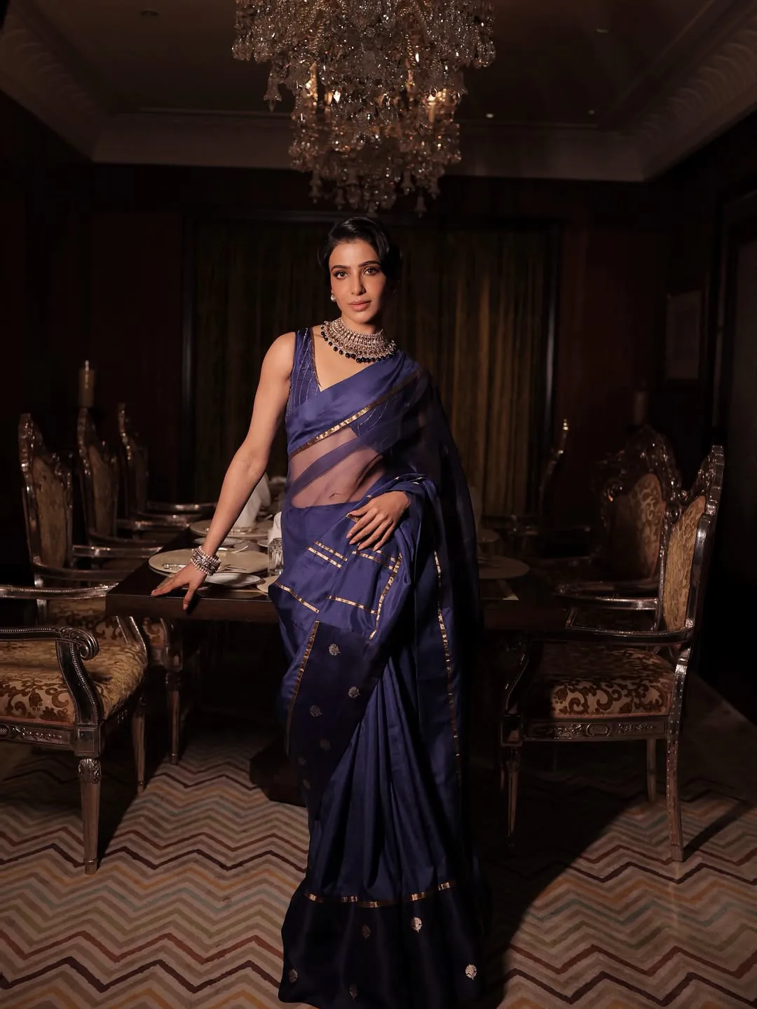 Samantha Shines in Saree