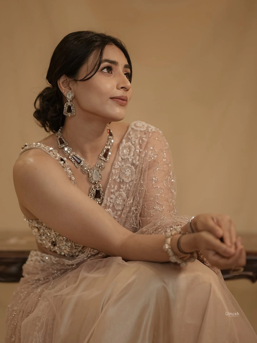 Sapthami Gowda Shines in Saree