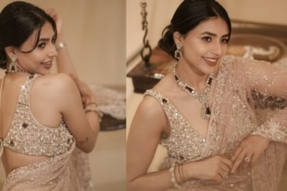 Sapthami Gowda Shines in Saree