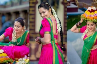 Shobha Shetty Traditional Photos on Dasara