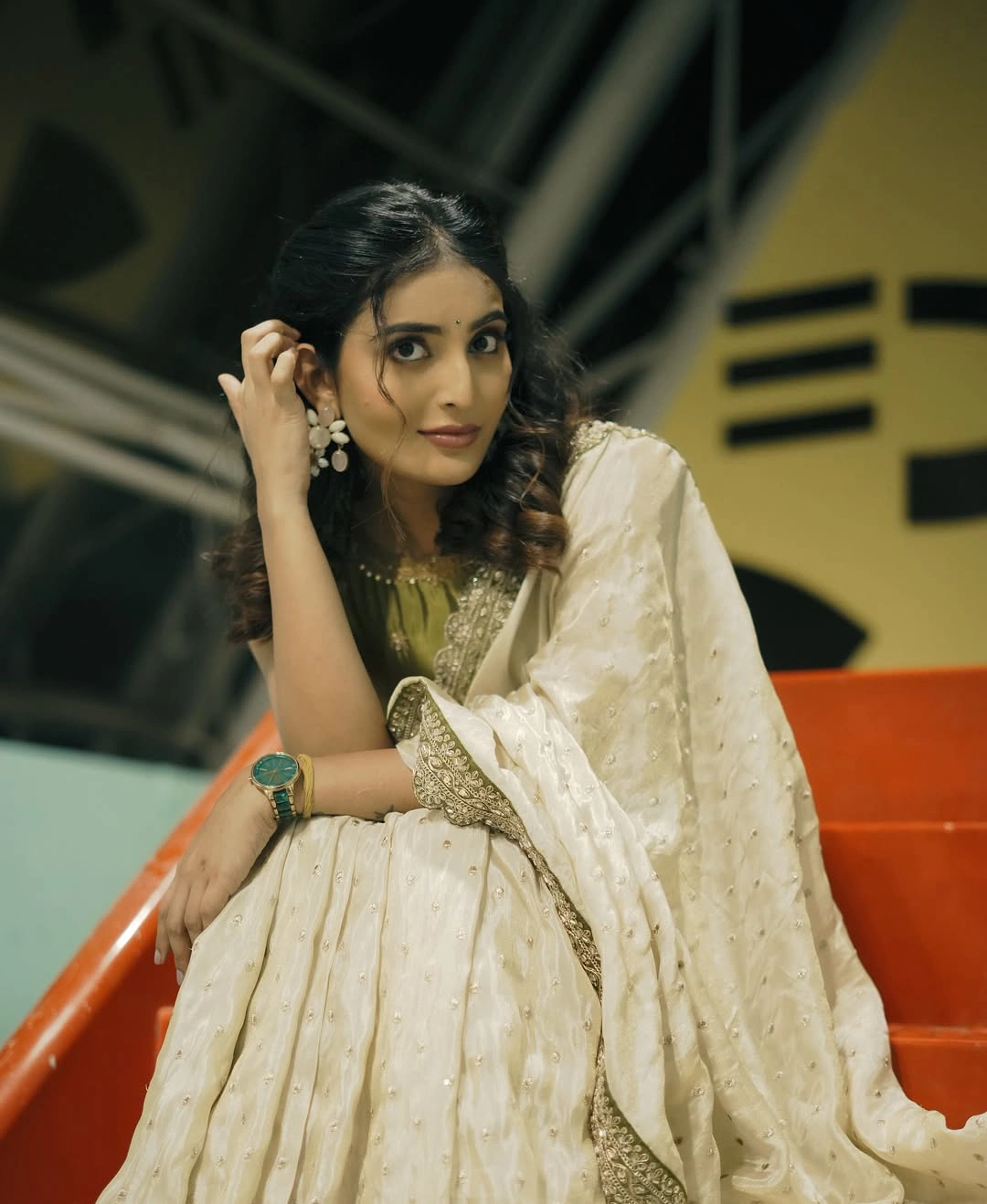 Ananya Nagalla Mesmerizing Looks in Saree